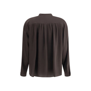 Giorgio Armani Brown Silk Shirt