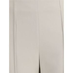 Giorgio Armani Gray Viscose Casual Pants