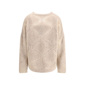 Giorgio Armani Cream Cashmere Cashmere Sweater