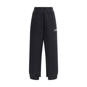 MM6 Black Cotton Joggers (Workout Pants)