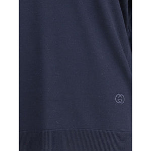 Gucci Blue Wool Sweatshirt