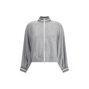 Brunello Cucinelli Gray Viscose Sweatshirt