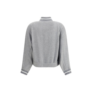 Brunello Cucinelli Gray Viscose Sweatshirt
