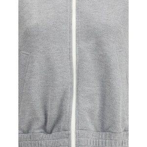 Brunello Cucinelli Gray Viscose Sweatshirt