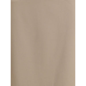 Brunello Cucinelli Gray Acetate Midi Skirt