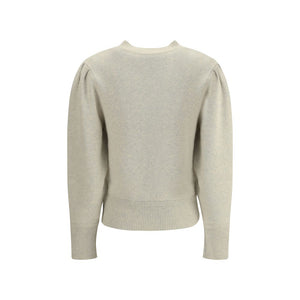 Marant Etoile Cream Cotton Sweatshirt