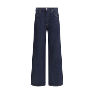 Citizens of Humanity Blue Recycled Cotton Straight-Leg Jeans