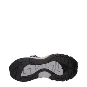 Versace Multicolor Leather Athletic Sneakers