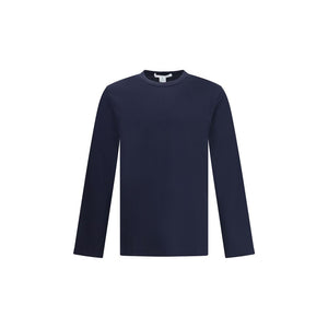 Comme Des Garçons Blue Cotton Long Sleeve T-Shirt