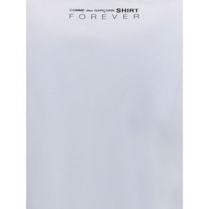 Comme Des Garçons White Cotton Long Sleeve T-Shirt
