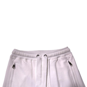 Dolce & Gabbana White Logo Tape Jogger Cotton Sweatpant Pants