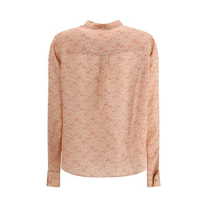 Kristina Ti Multicolor Silk Pattern Shirt