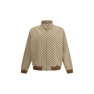 Gucci Beige Cotton Shell Jacket