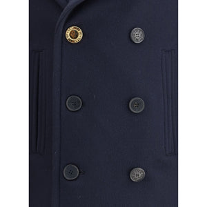 Givenchy Blue Wool Coat