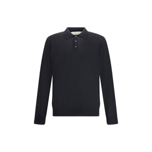 Golden Goose Black Fleece Wool Dress Shirt
