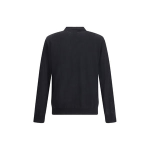 Golden Goose Black Fleece Wool Dress Shirt