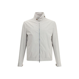 Brunello Cucinelli Gray Polyamide Shell Jacket