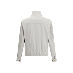 Brunello Cucinelli Gray Polyamide Shell Jacket
