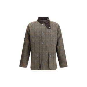 Barbour Green Wool Coat