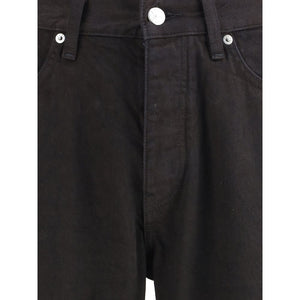 Sunflower Black Cotton Relaxed Fit Jeans