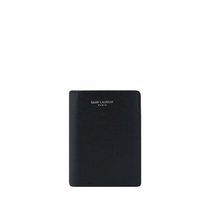 Saint Laurent Black Calf Leather Bos Taurus Wallet