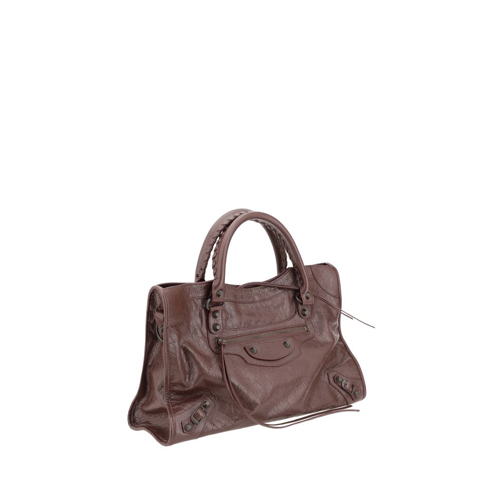 Balenciaga Brown Calf Leather Bos Taurus Shoulder Bag