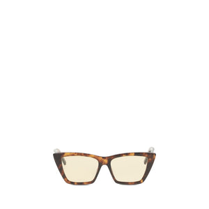 Saint Laurent Beige Acetate Sunglasses
