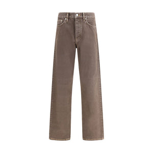 Sunflower Brown Cotton Relaxed Fit Jeans