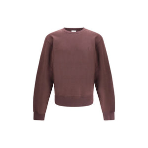 Saint Laurent Bordeaux Cotton Sweatshirt