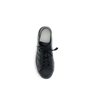 Y-3 Black Calf Leather Bos Taurus Sneakers