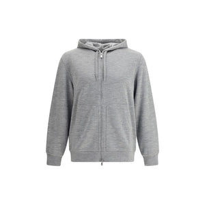 Brunello Cucinelli Gray Cashmere Sweatshirt