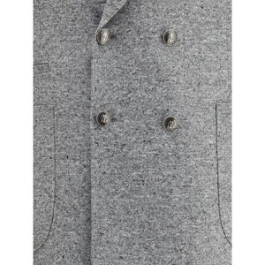 Brunello Cucinelli Gray Wool Two-Piece Suit