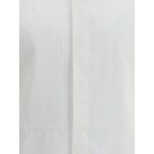 Finamore White Cotton Dress Shirt