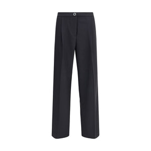 Cruna Black Polyester Casual Pants