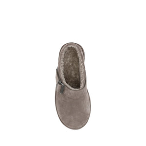 Brunello Cucinelli Gray Calf Leather Bos Taurus Clogs