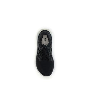 Y-3 Black Fabric Athletic Sneakers
