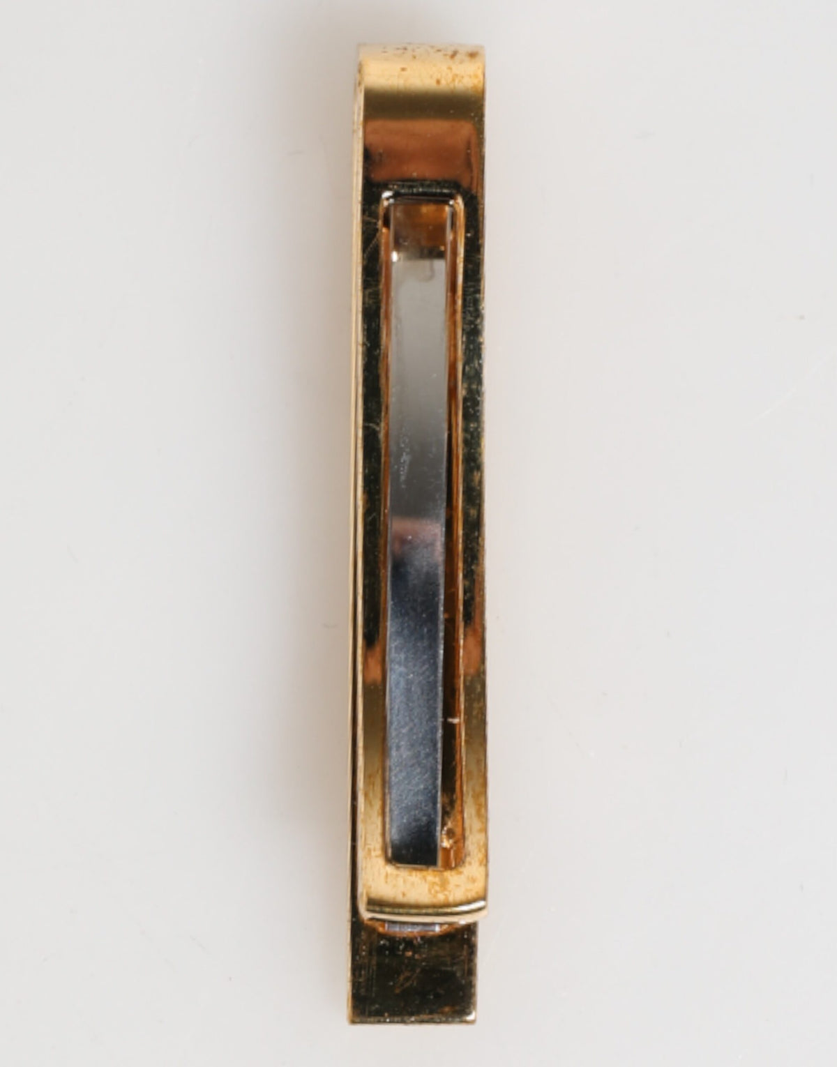 Dolce & Gabbana Gold Tone Brass Logo Branded Men Accessory Tie Clip Bar