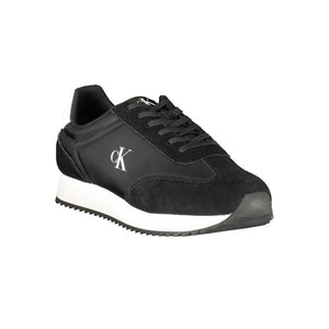 Calvin Klein Black Leather Men Sneaker