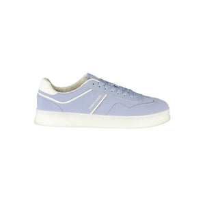 Tommy Hilfiger Blue Leather Women Sneaker