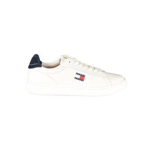 Tommy Hilfiger White Leather Men Sneaker