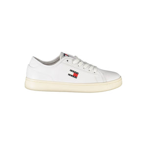 Tommy Hilfiger White Leather Women Sneaker