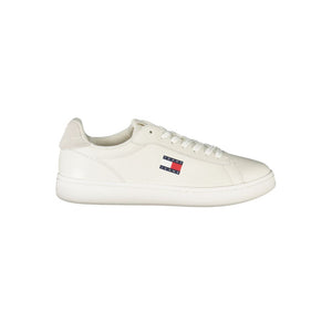 Tommy Hilfiger White Leather Men Sneaker