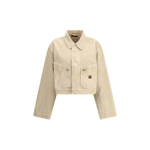 Balenciaga Beige Cotton Denim Jacket