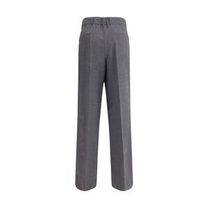 P.A.R.O.S.H. Gray Elastane Casual Pants