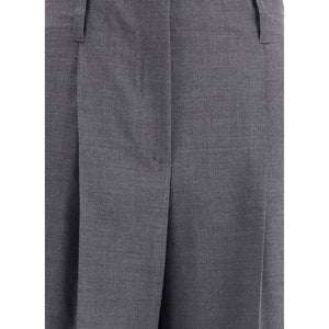 P.A.R.O.S.H. Gray Elastane Casual Pants
