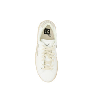 Veja White Rubber Low Top Sneakers