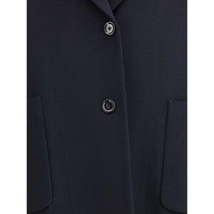 Lardini Black Cashmere Coat