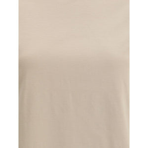Brunello Cucinelli Beige Elastane T-Shirt