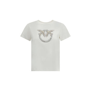 PINKO White Cotton T-Shirt
