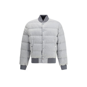 Dolce & Gabbana Gray Cotton Bomber